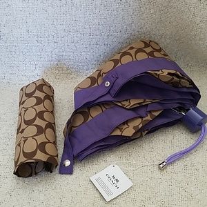 Coach Signature Mini Umbrella